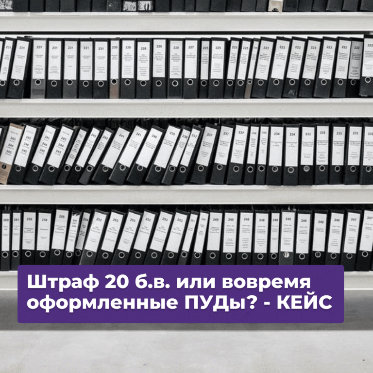 Read more about the article Маркетплейсы: штраф 20 б.в. или вовремя оформленные ПУДы?